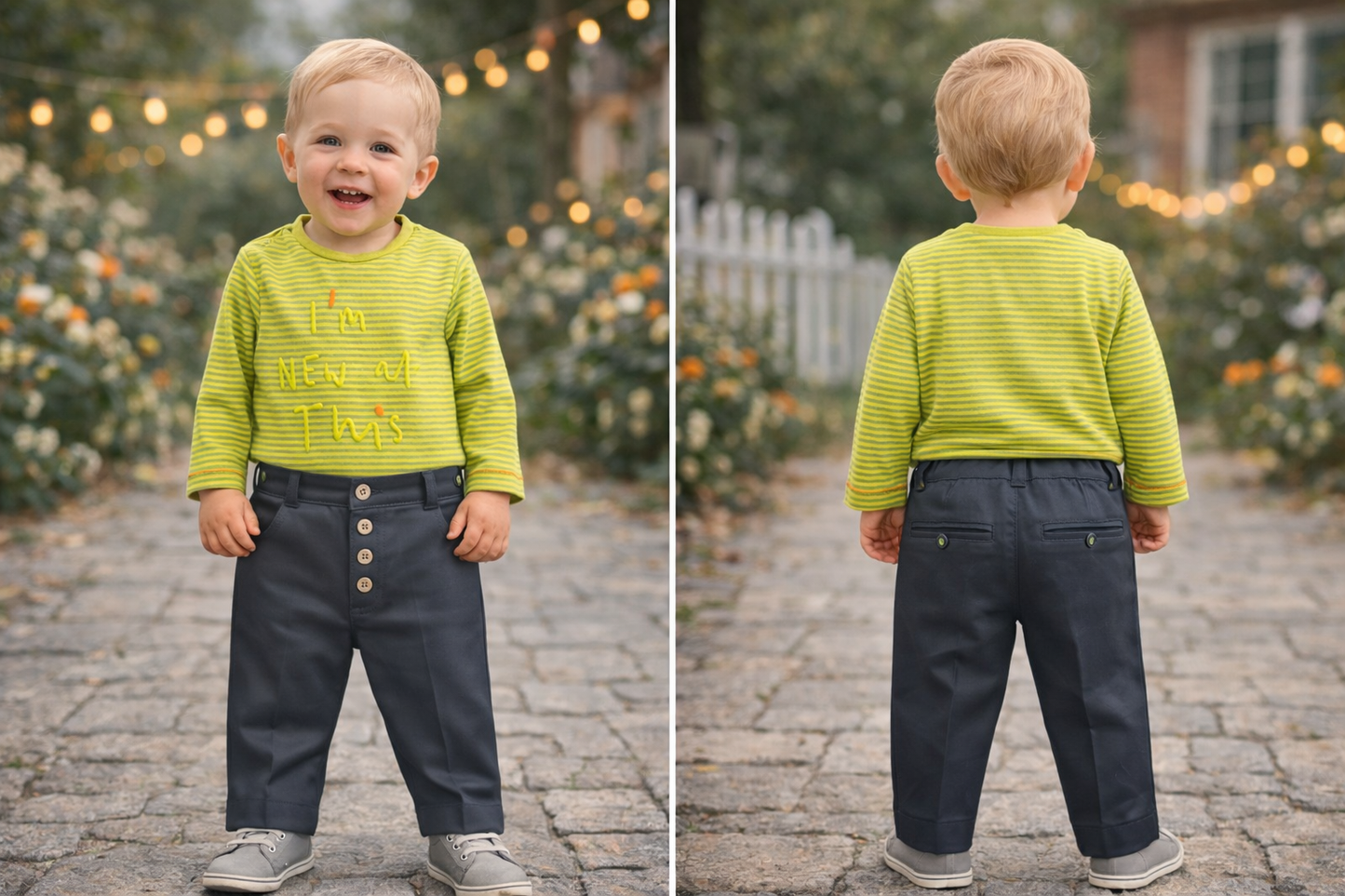 Стилен детски комплект за момче – българско производство