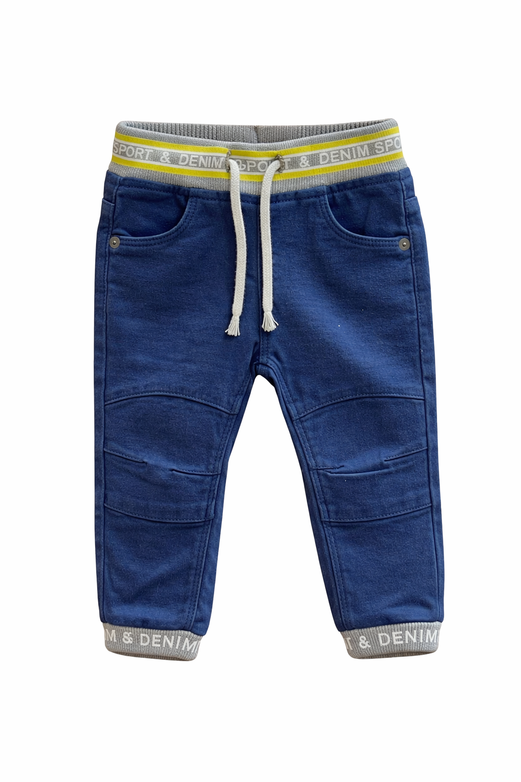 Детски спортен панталон с деним визия SPORT & DENIM – син