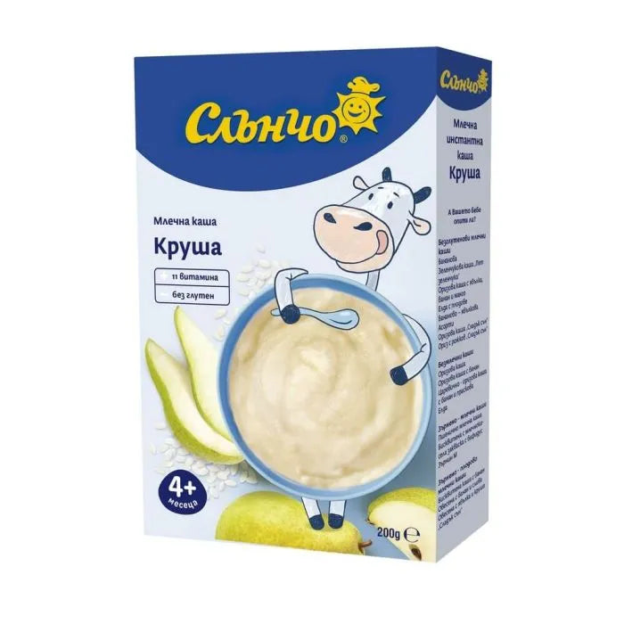 Слънчо Млечна каша с круша (4+ месеца) – 200 г