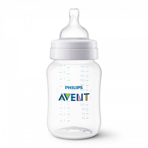 Шише за хранене Anti-Colic 260 мл, с биберон със сила на потока 2, 1м+ Philips AVENT SCY103/01