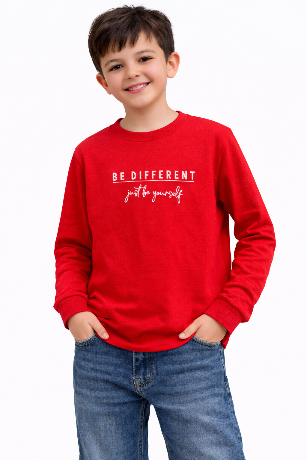 Детска блуза с дълъг ръкав „Be Different“