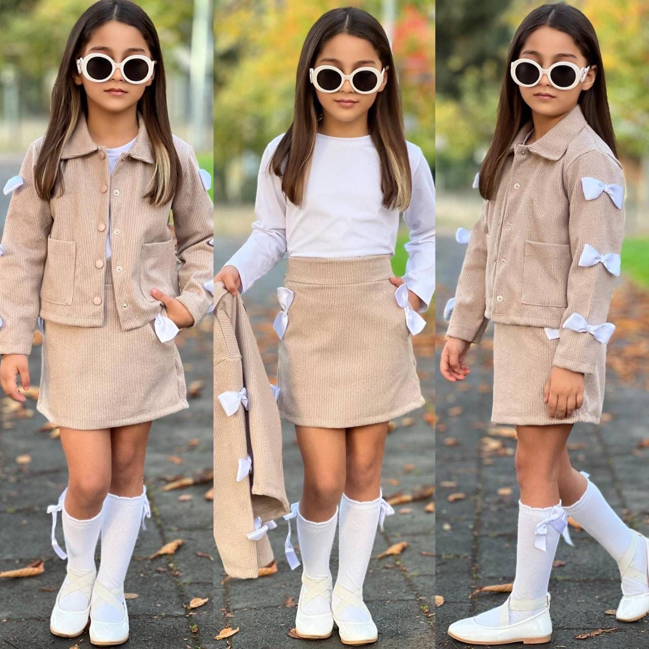 Комплект 3 части – пола, якенце и блузка