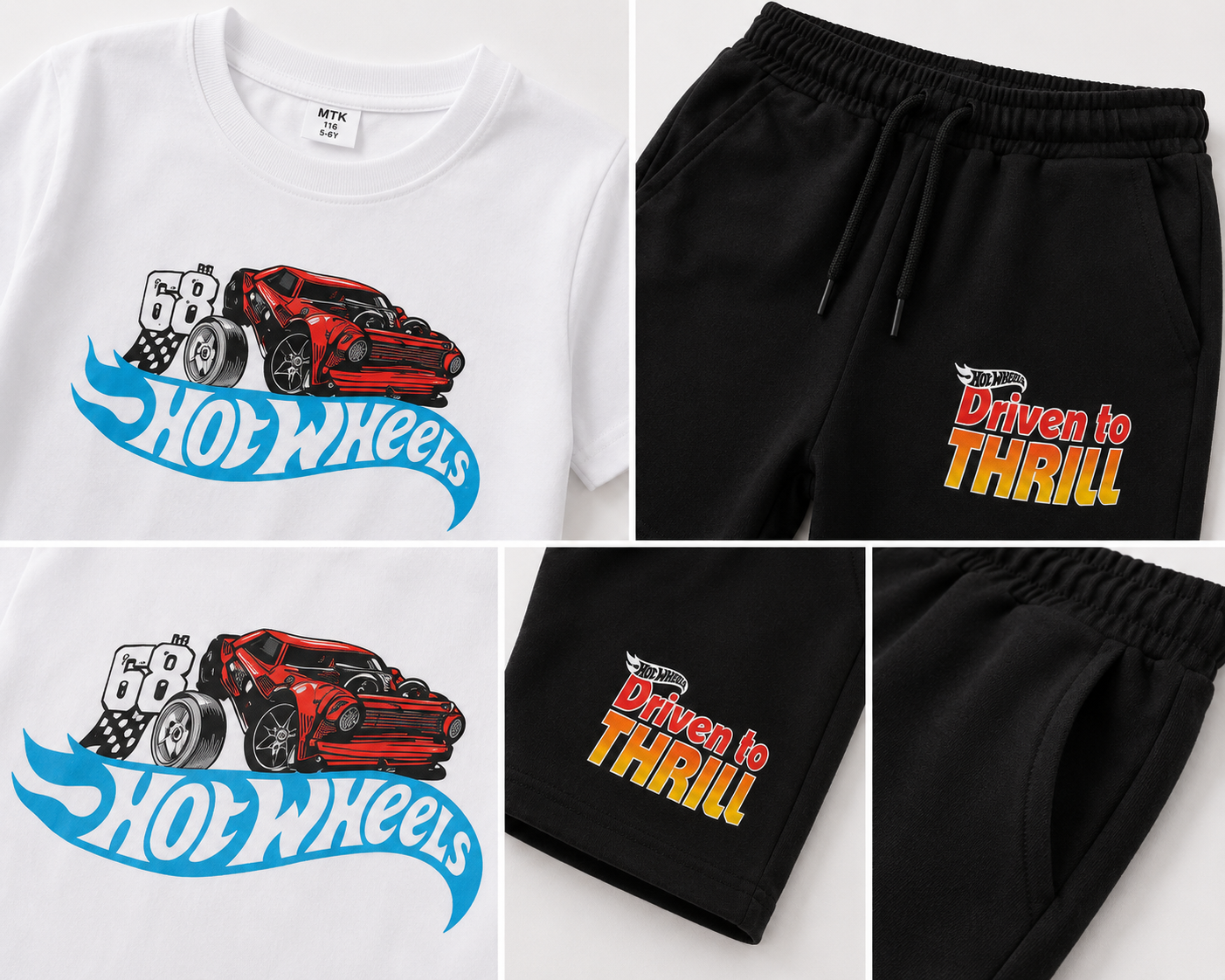 Детски летен комплект Hot Wheels за момче