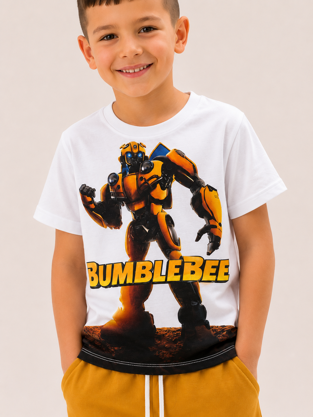 Детски летен комплект Bumblebee – тениска и къси панталони