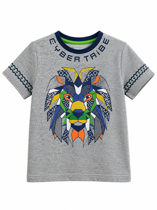 Детска тениска Cyber Tribe Lion