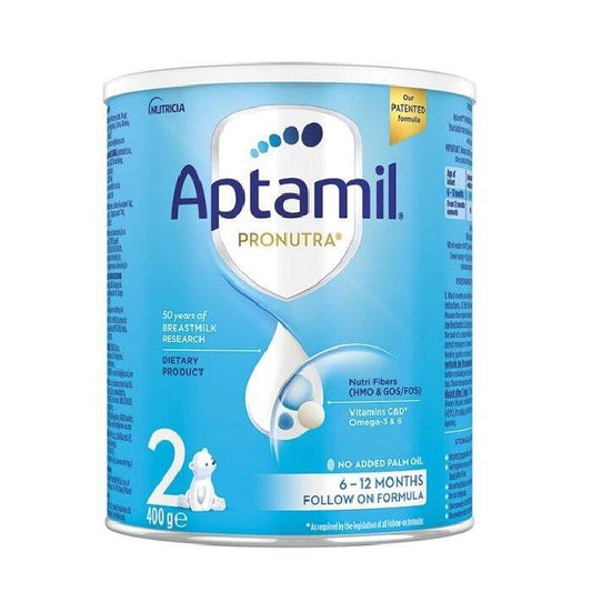 Aptamil 2 Адаптирано преходно мляко за бебета от 6 до 12 месеца – 400 г