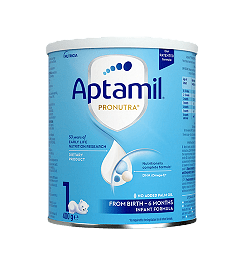 Aptamil 1 Адаптирано мляко за кърмачета от 0 до 6 месеца – 400 г