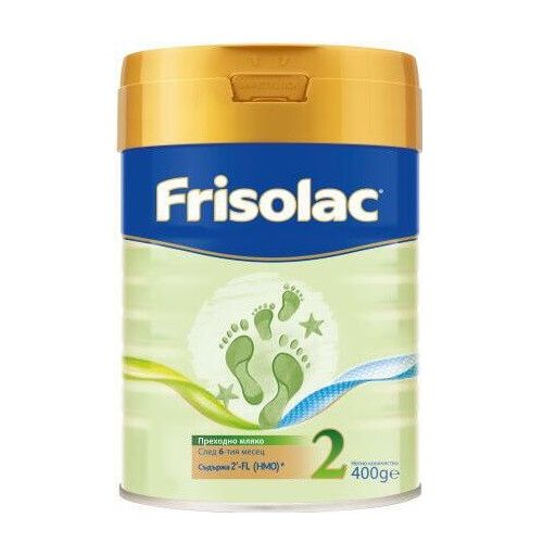 Frisolac 2 – Адаптирано преходно мляко за бебета от 6 до 12 месеца (400 г)