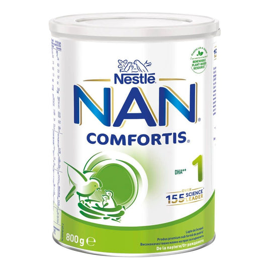 NAN Comfortis 1 – адаптирано мляко за кърмачета, 800 г