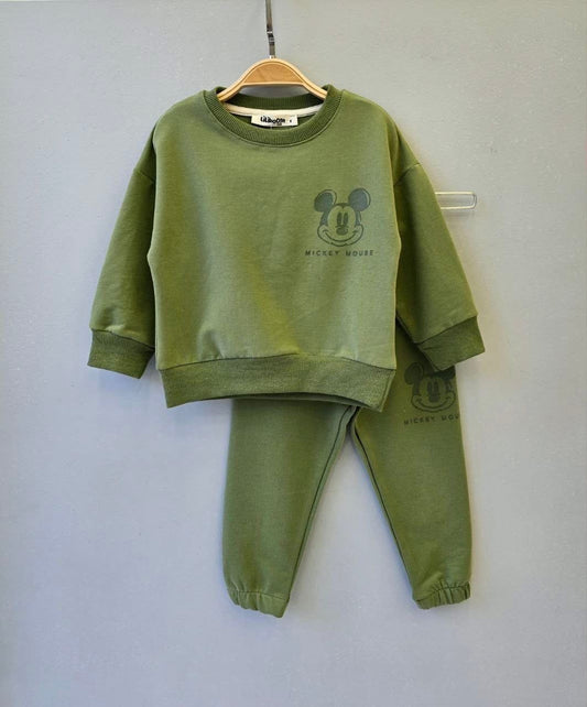Детски спортен комплект Mickey Mouse – зелен