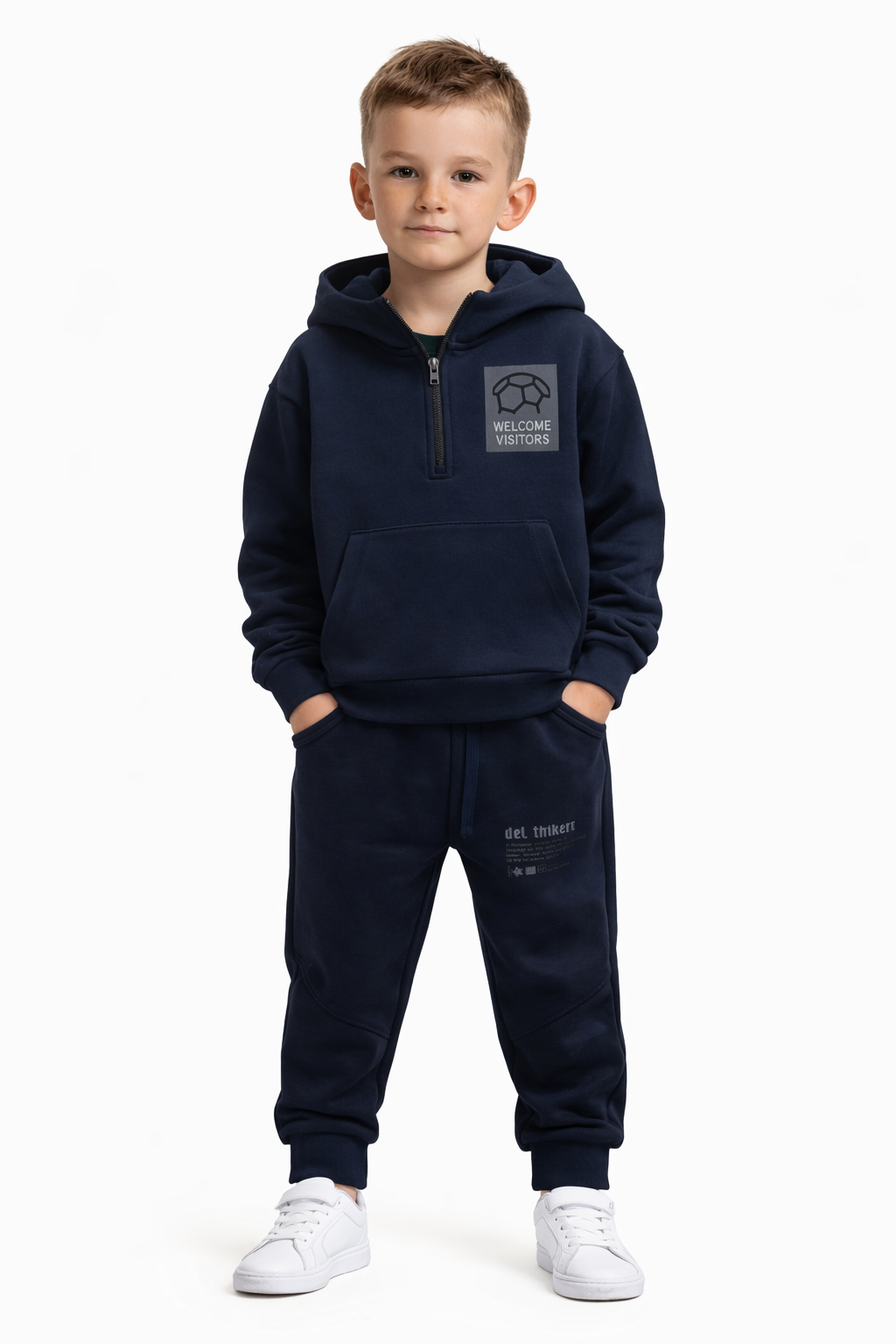 Детски спортен комплект с качулка – българско производство