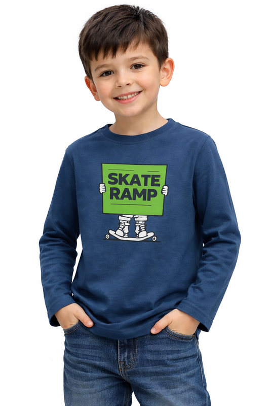 Детска блуза с дълъг ръкав „Skate Ramp“
