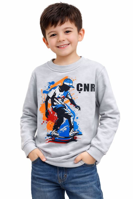 Детска блуза с дълъг ръкав – Skate стил