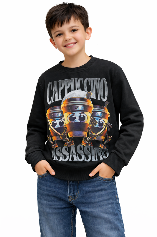 Детска блуза „Cappuccino Assassino“
