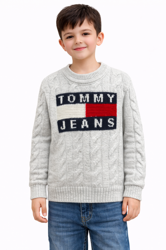 Детски плетен пуловер „Tommy Jeans“