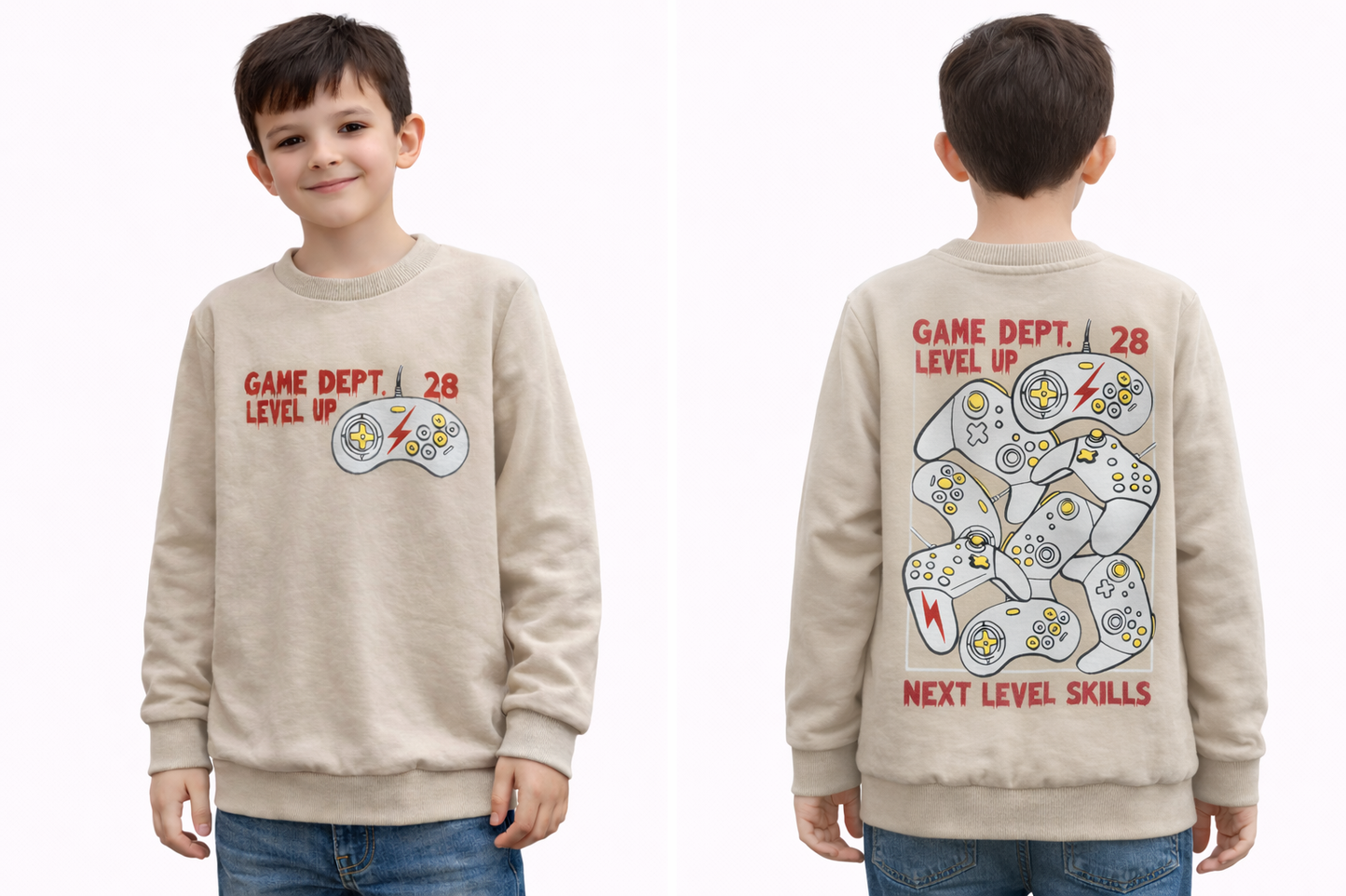 Детска блуза „Game Dept. – Level Up“