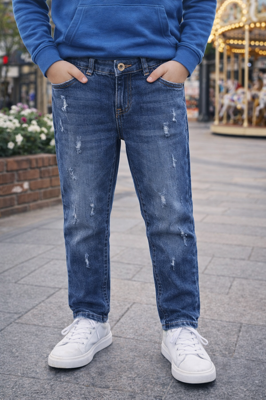 Детски дънки за момче – класически модел