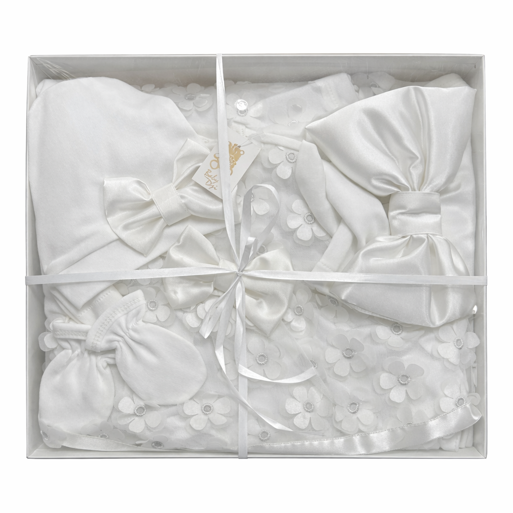 Бебешки комплект за момиче – елегантен подаръчен сет