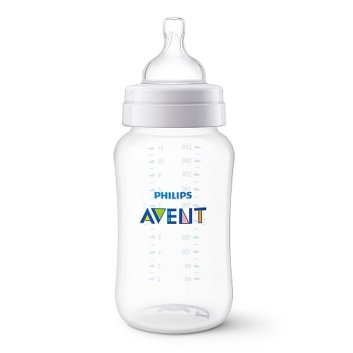 Шише за хранене Anti-Colic 330 мл, с биберон със сила на потока 3, 3м+ Philips AVENT SCY106/01