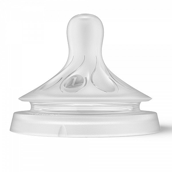Комплект от 2 бр. Биберони без протичане Philips AVENT Natural Response SCY961/02, Поток 1, 0м