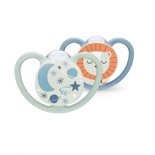 Нук-Биберон залъгалка 18-36 силикон 2бр.