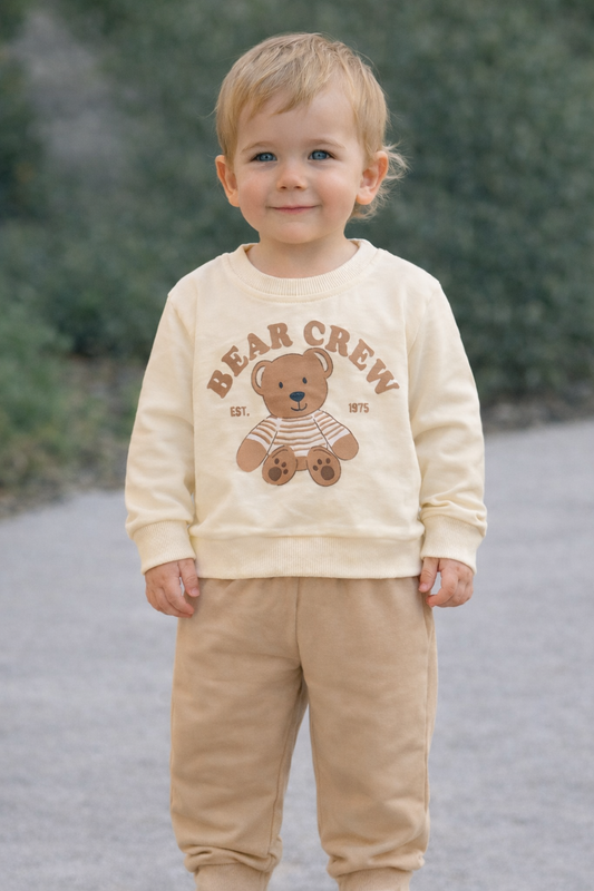 Детски комплект Bear Crew – суитшърт и панталон