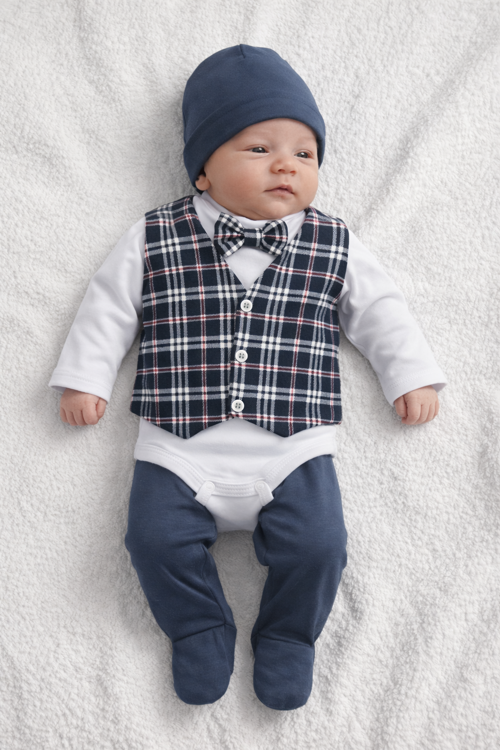 Бебешки комплект за момче – 5 части (размер 56)