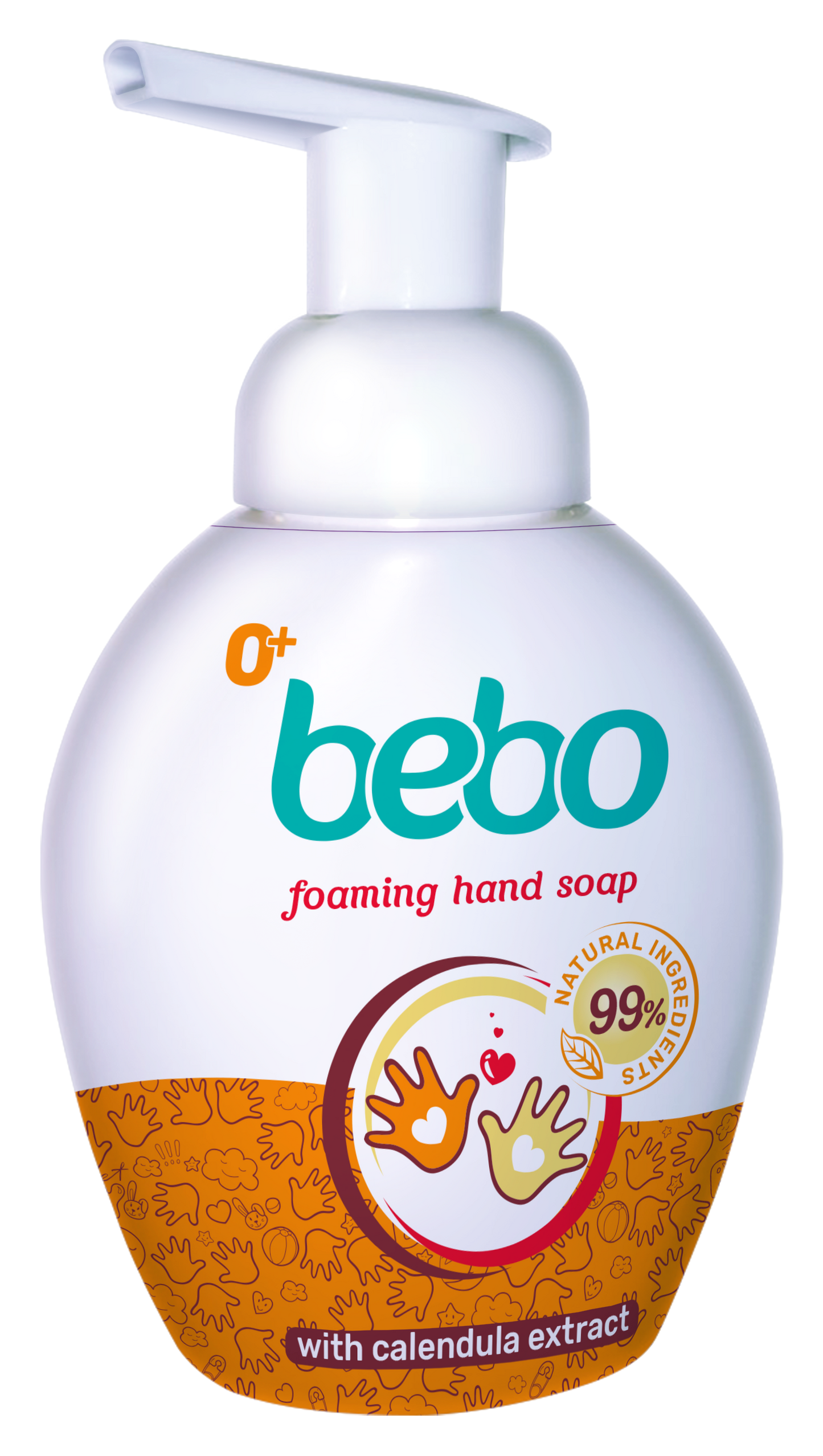 BEBO Пяна за измиване на ръце с екстракт от невен