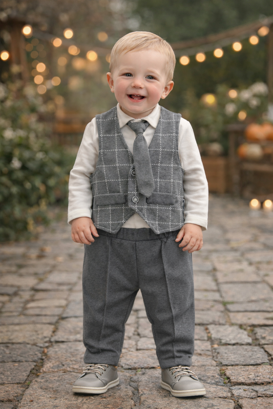 Елегантен детски комплект за момче – 4 части