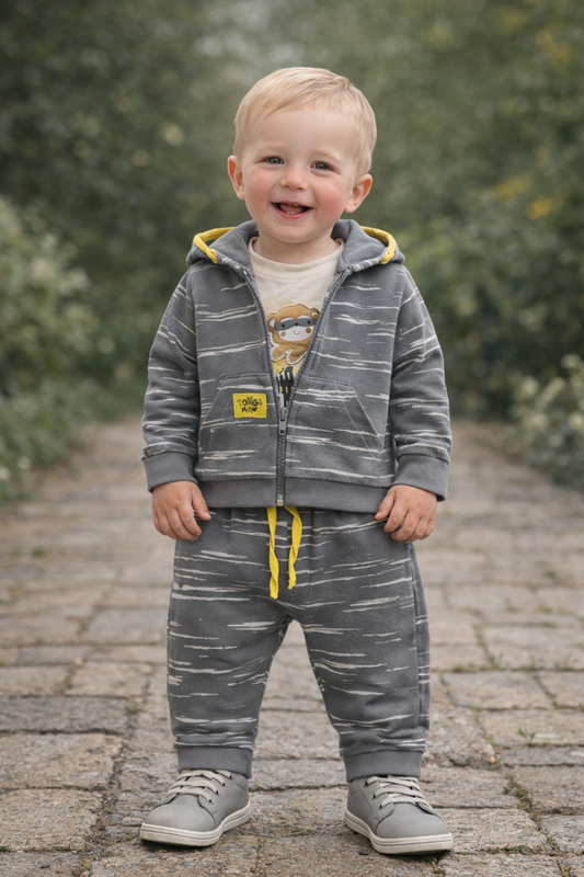 Детски комплект от две части с качулка