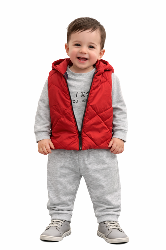 Детски комплект от три части с грейка