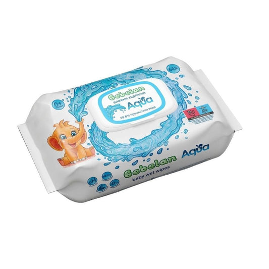 Belolan Aqva Baby Wet Wipes – 64 броя