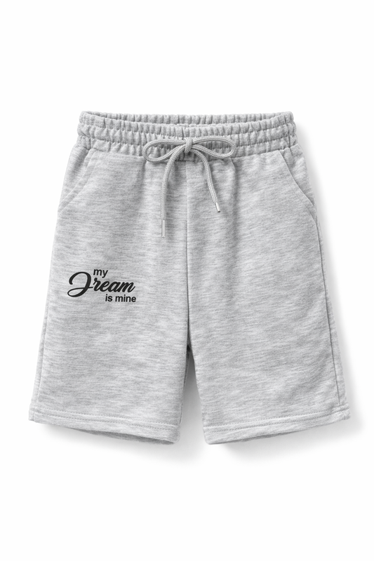 Детски къси панталонки Dream – сиви спортни шорти за деца