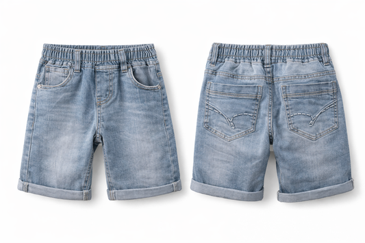 Детски дънкови къси панталонки – удобни летни шорти за деца