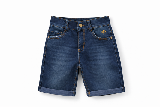 Детски дънкови къси панталонки SZG – деним шорти за момчета 6–13 години