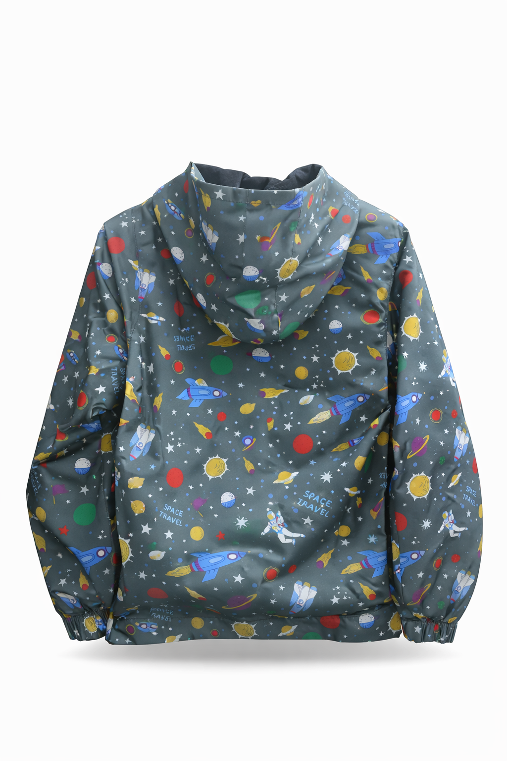 Детско яке с качулка Space Travel – водоустойчиво, пролет/есен