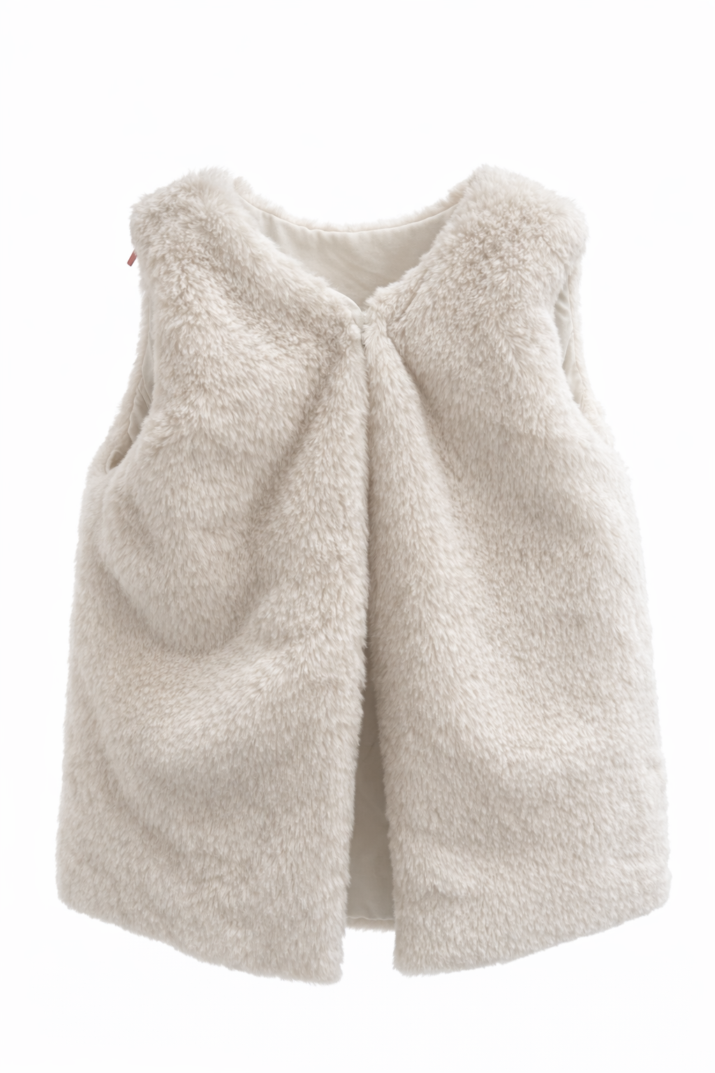 Бебешки пухкав елек с подплата – екрю