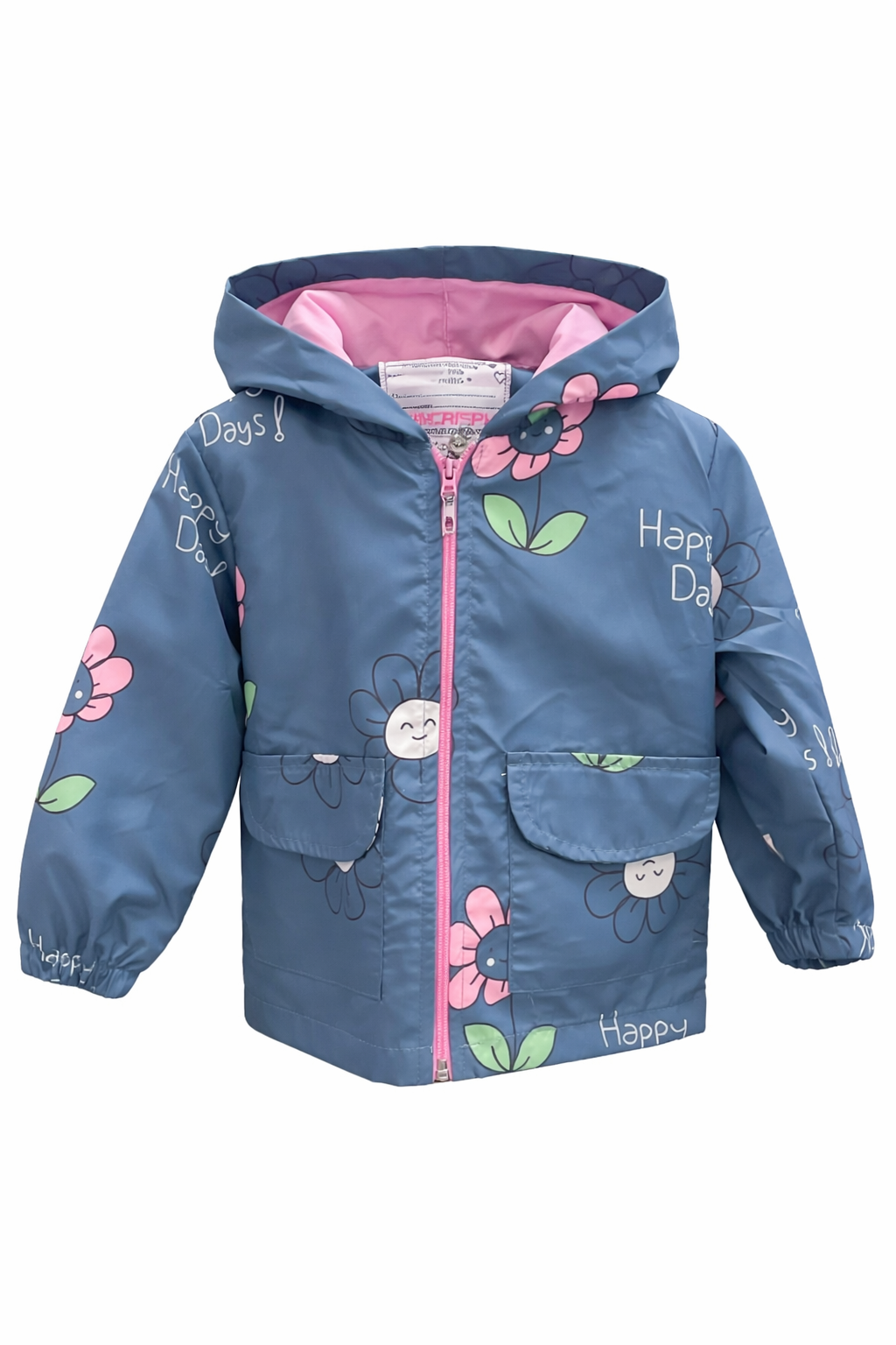 Детско яке с качулка „Happy Days“ – леко и практично