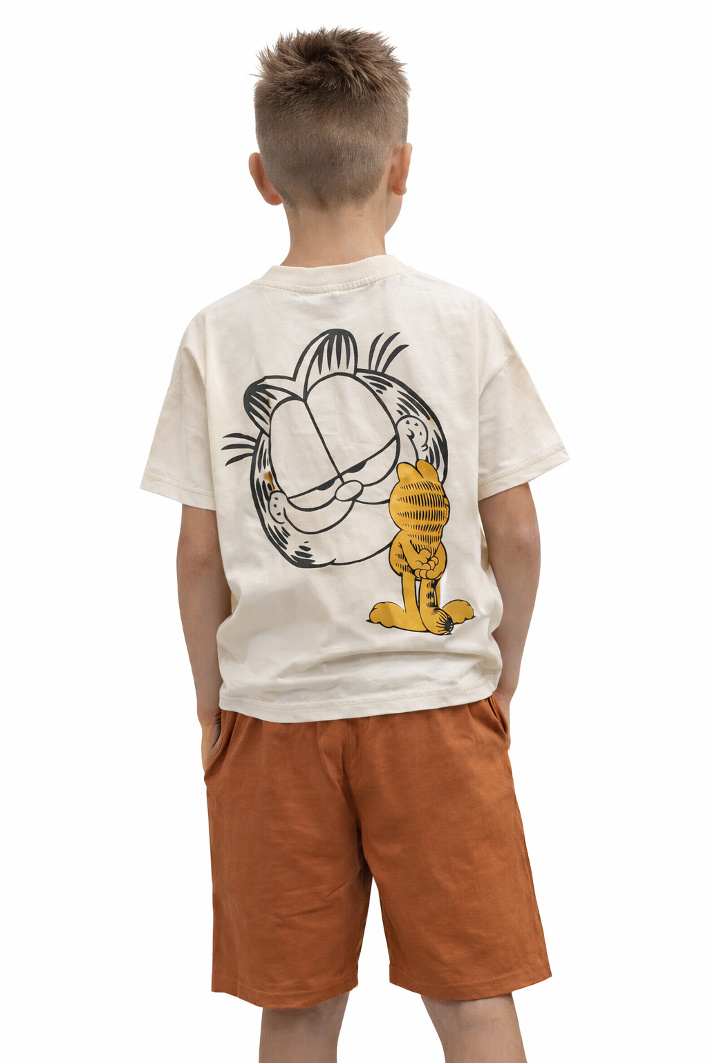 Детски летен комплект Garfield – тениска и къси панталони