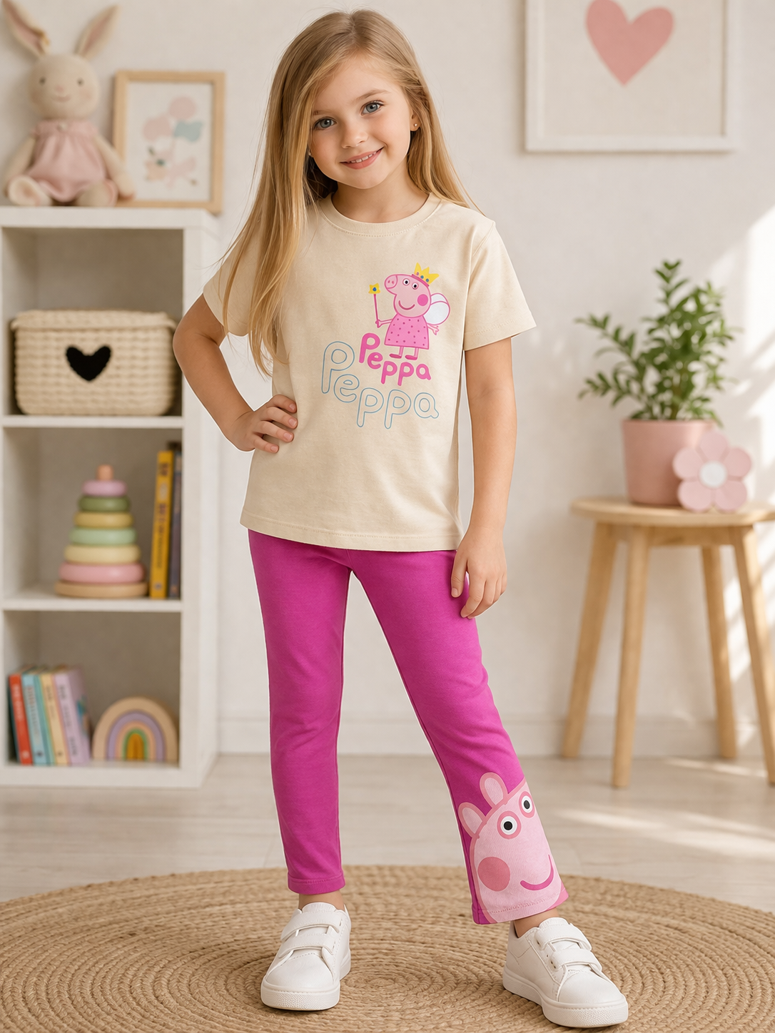 Детски комплект тениска и клин Peppa Pig